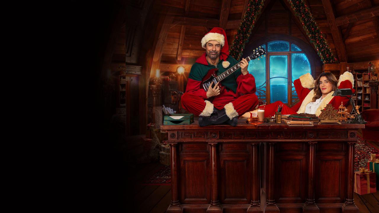 Mrs. Christmas backdrop