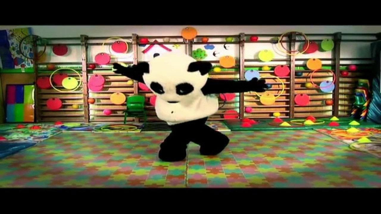 Panda Goes to School backdrop