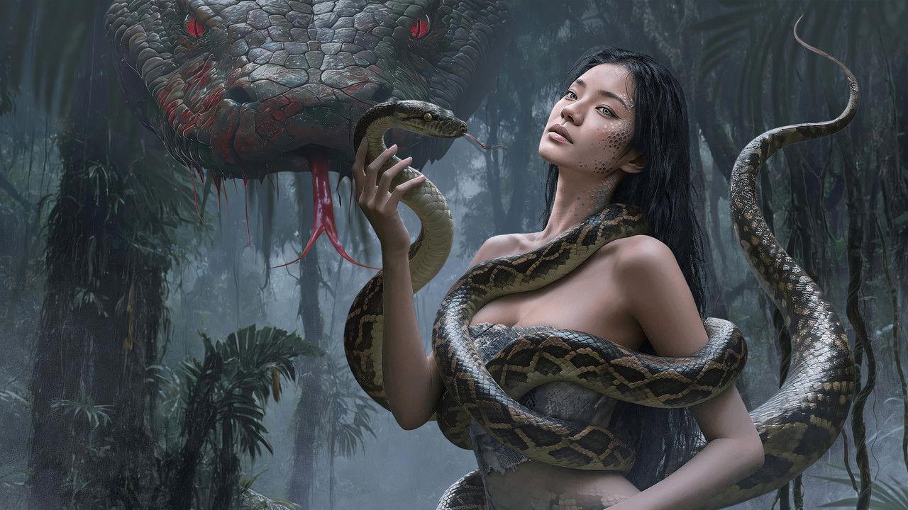 Snake Woman backdrop