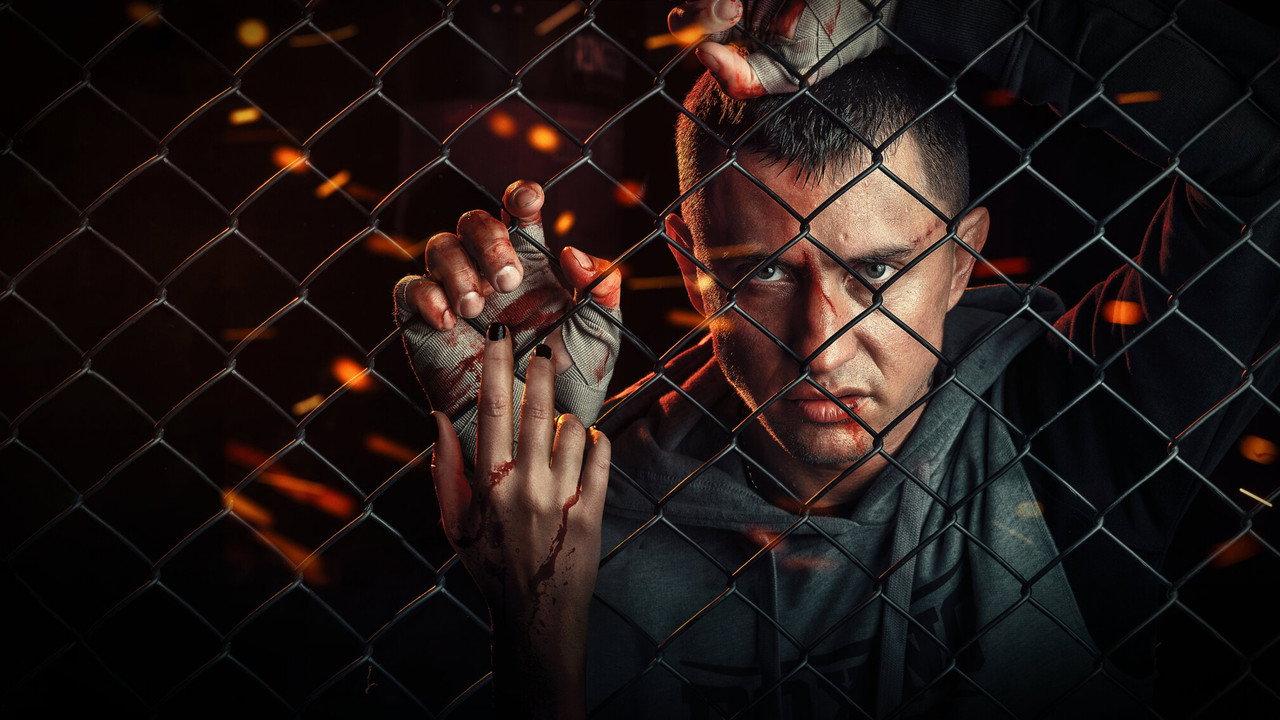 Caged backdrop