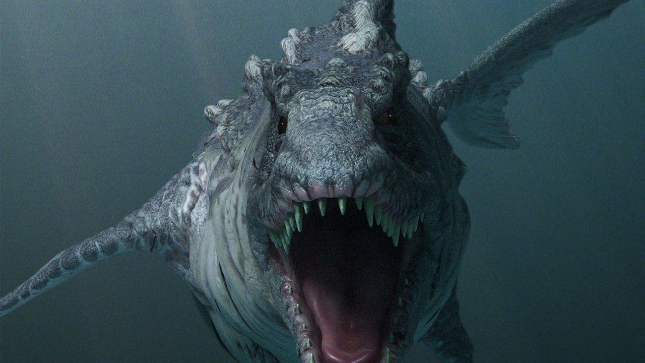 Dinoshark backdrop