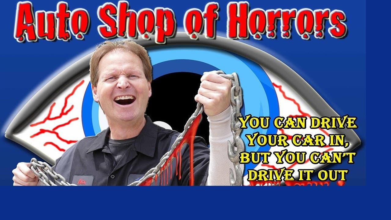 Auto Shop of Horrors backdrop