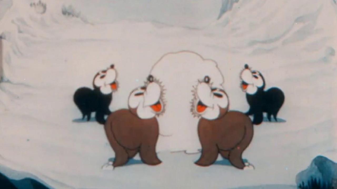 The Snowman backdrop