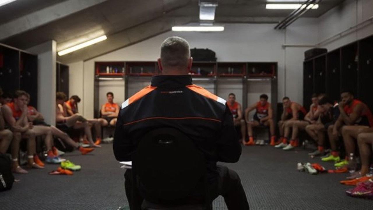 No Holds Barred: The GWS Giants backdrop