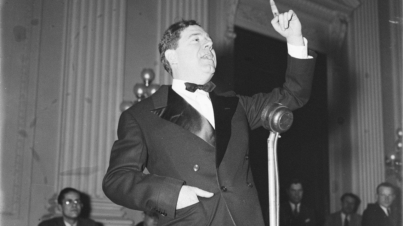 Huey Long backdrop
