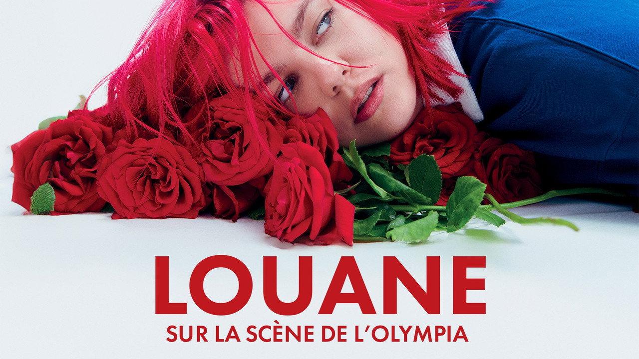 Louane à l'Olympia backdrop