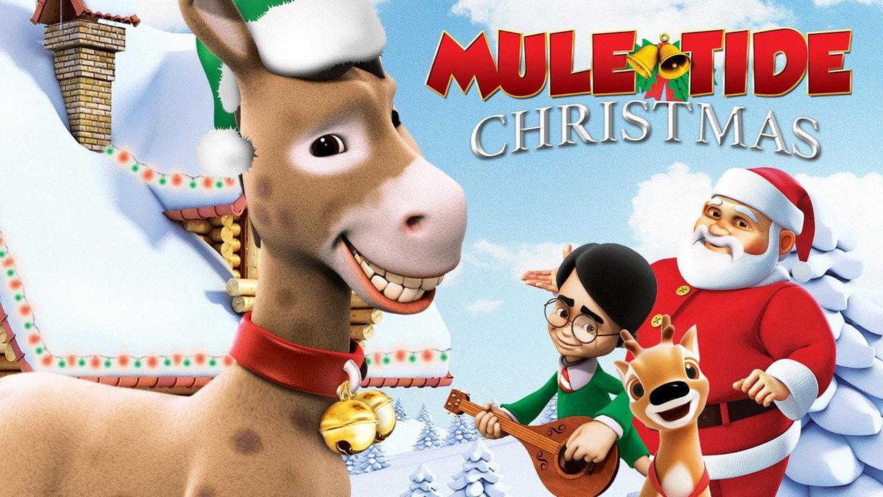Mule-Tide Christmas backdrop