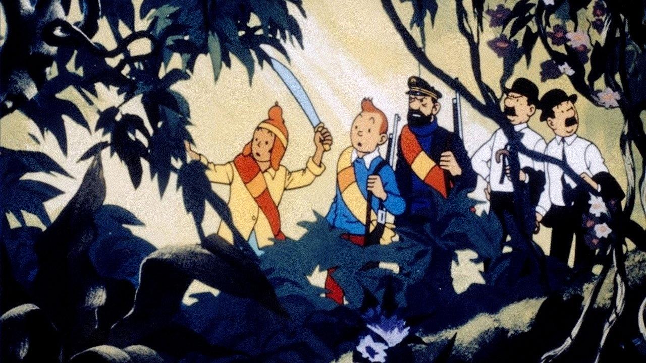 Tintin and the Temple of the Sun backdrop