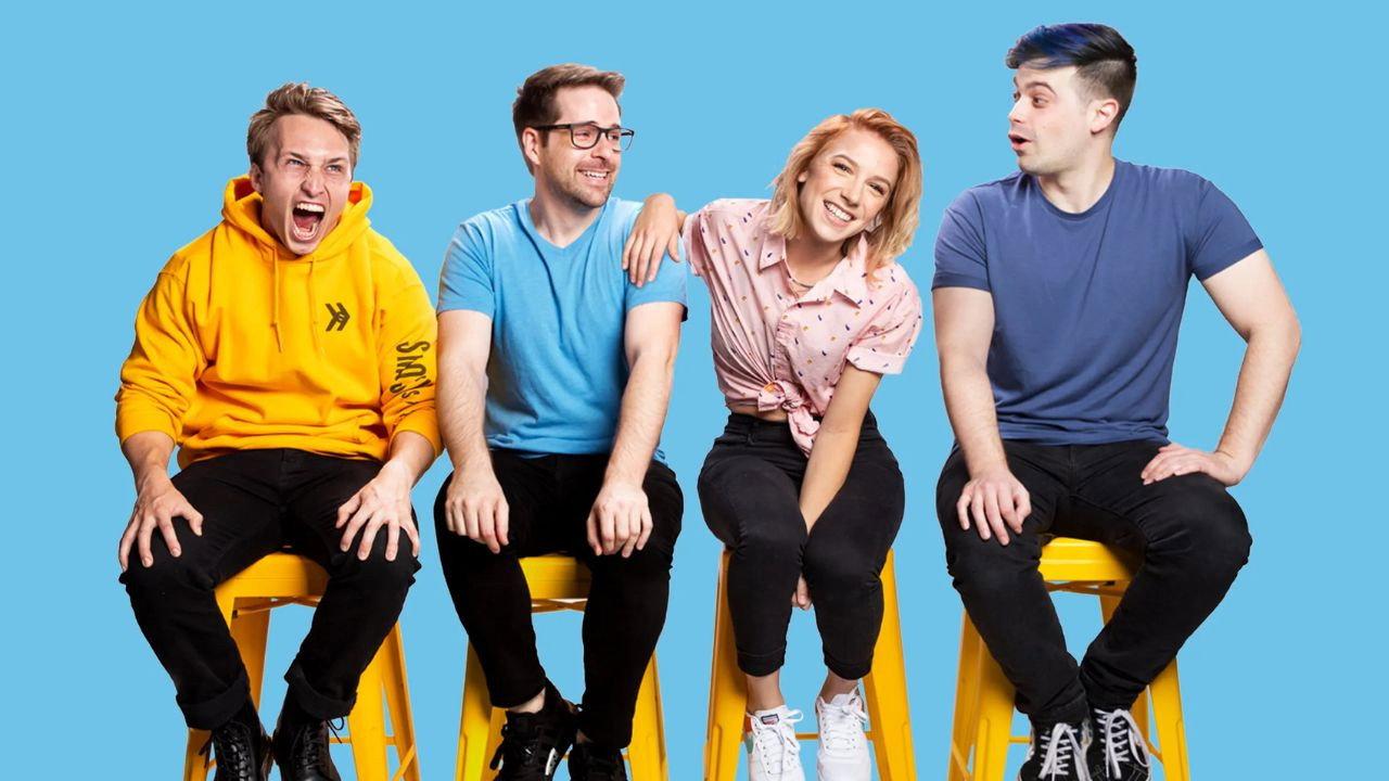 Smosh's Try Not to Laugh backdrop