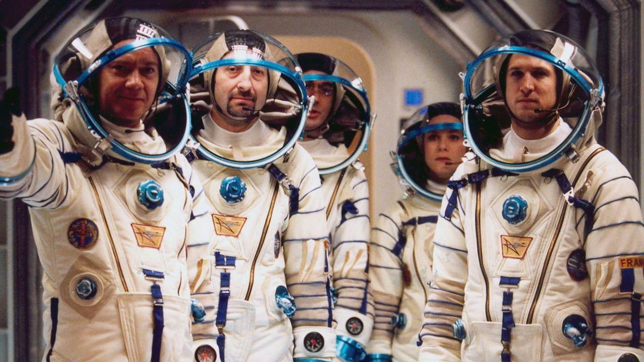 A Ticket to Space backdrop