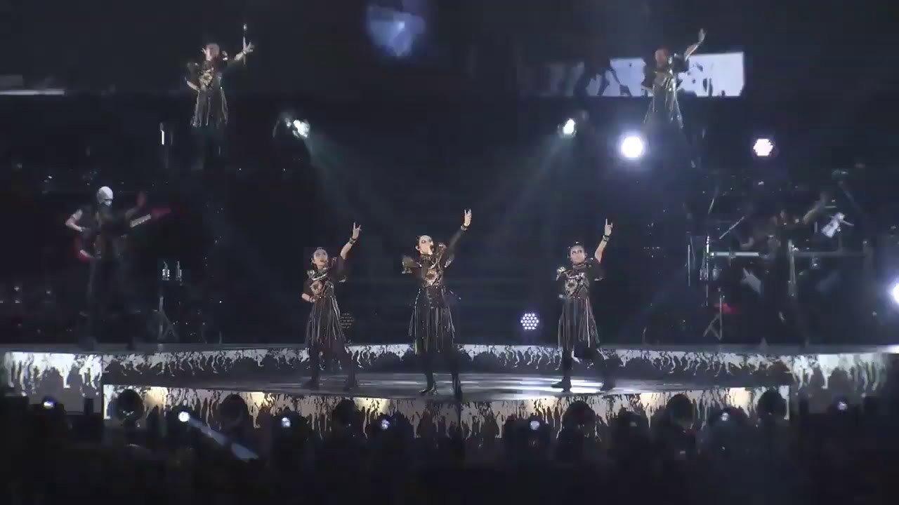 BABYMETAL METAL RESISTANCE EPISODE VII - APOCRYPHA - THE CHOSEN SEVEN - DARK NIGHT CARNIVAL backdrop