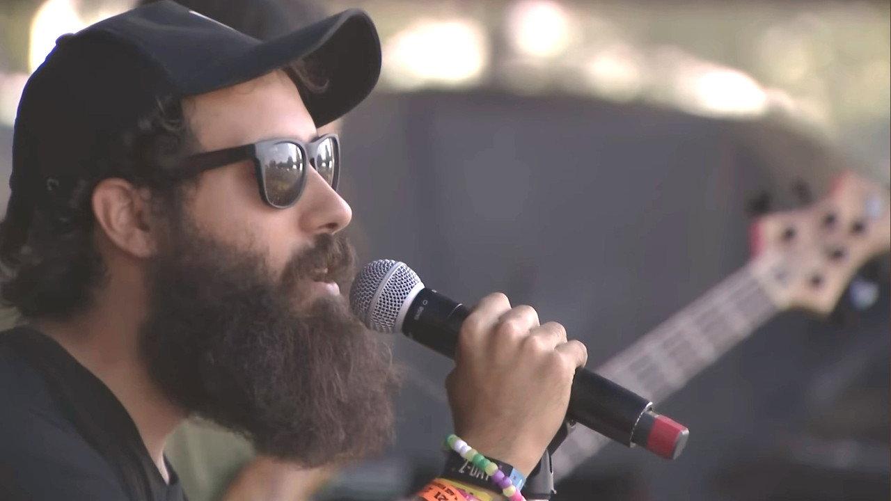 Rainbow Kitten Surprise at Bonnaroo backdrop
