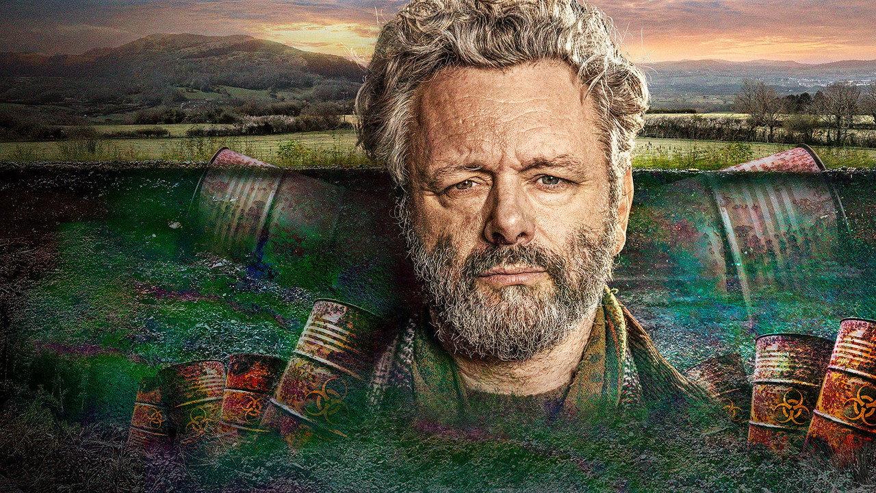 Buried with Michael Sheen backdrop