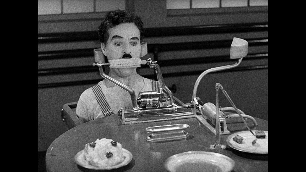 Chaplin Today: Modern Times backdrop