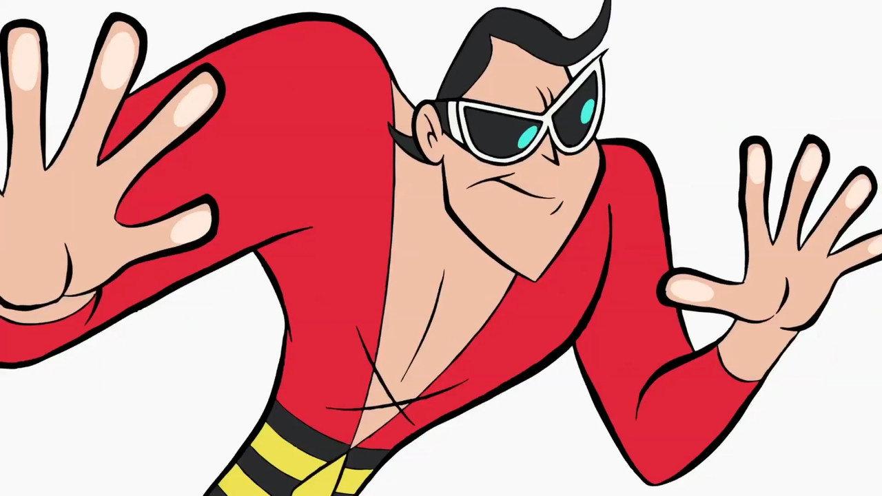 Plastic Man backdrop