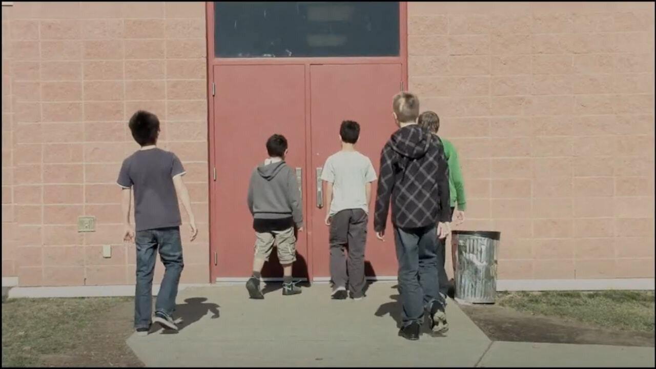 The Abandoned School backdrop