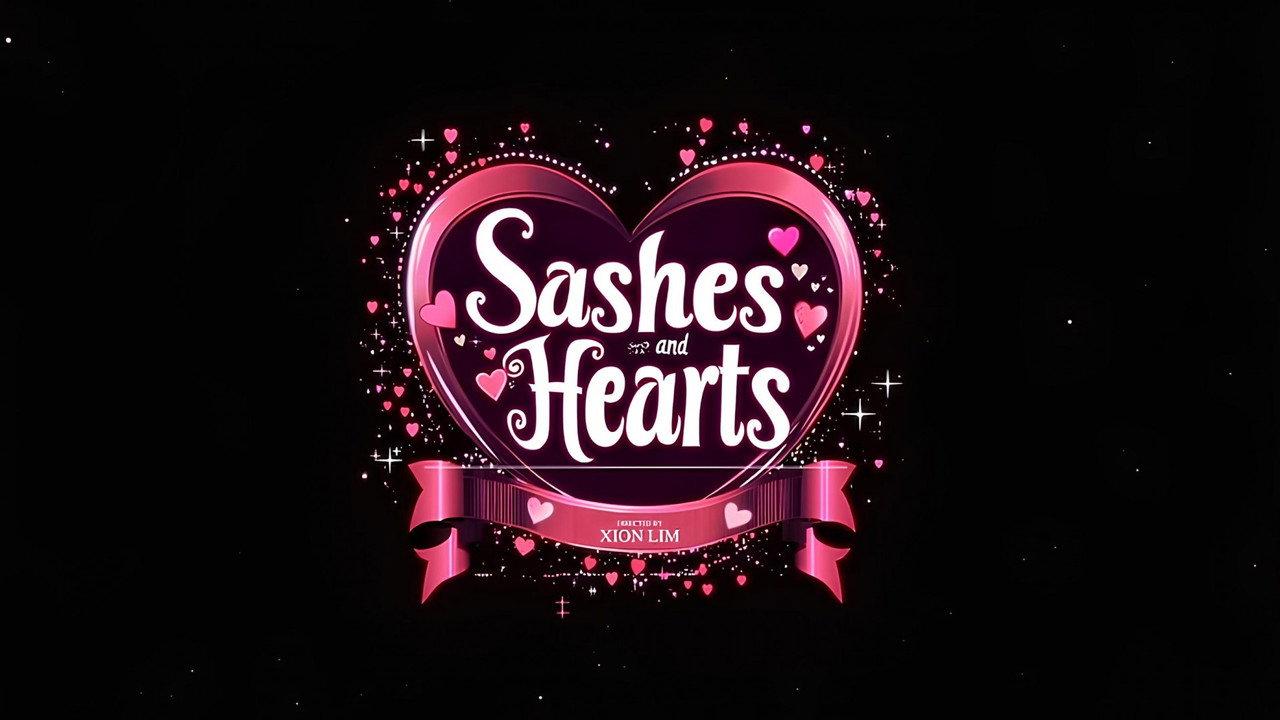Sashes and Hearts backdrop