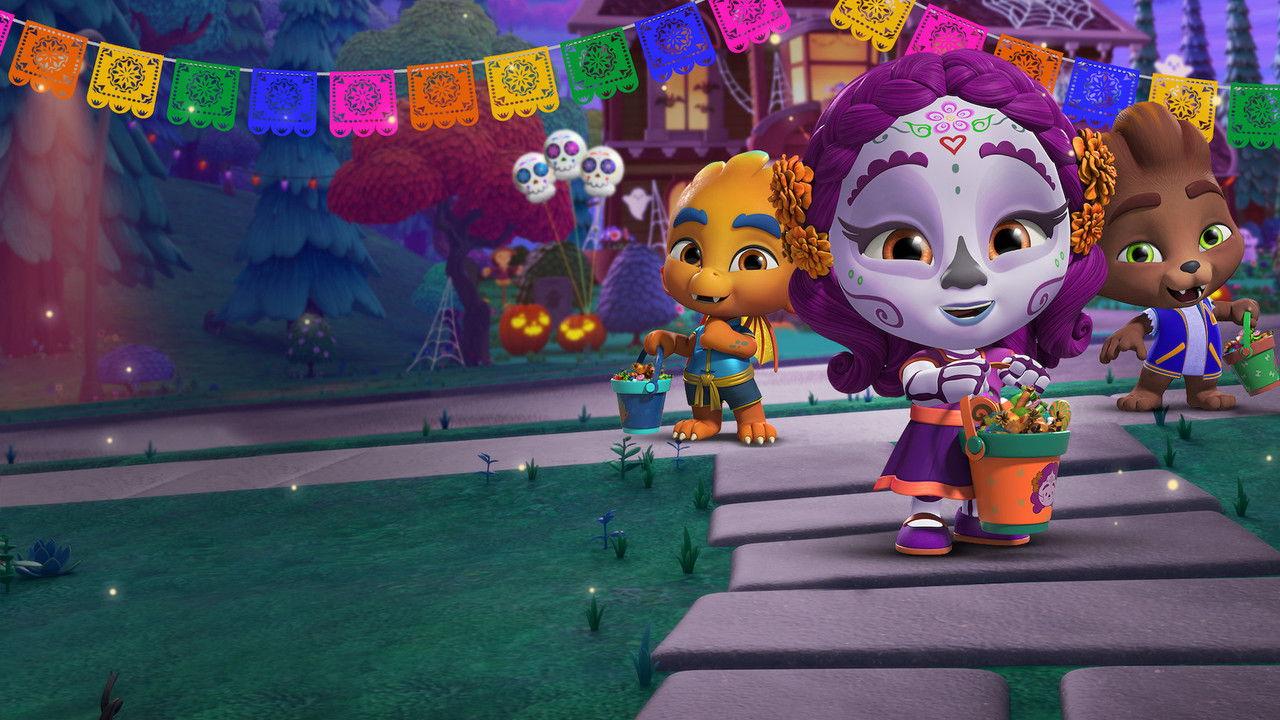 Super Monsters: Vida's First Halloween backdrop