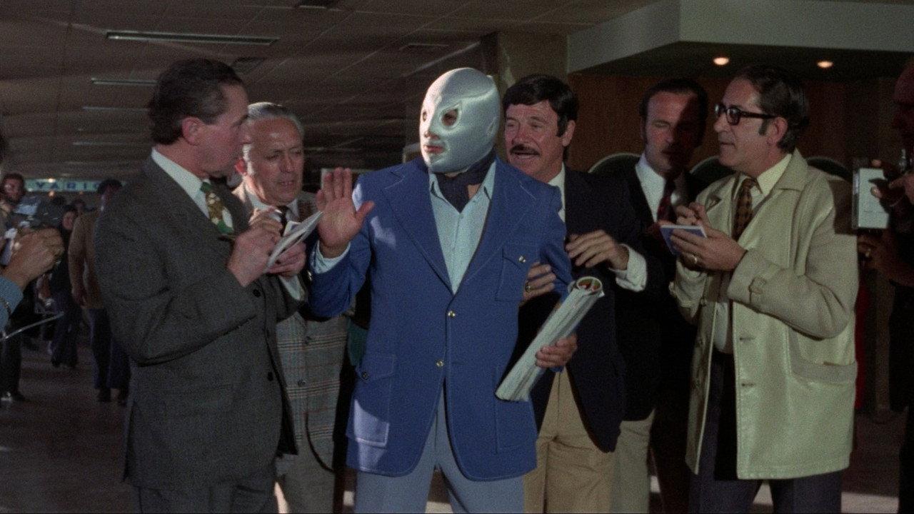 Santo vs. Doctor Death backdrop