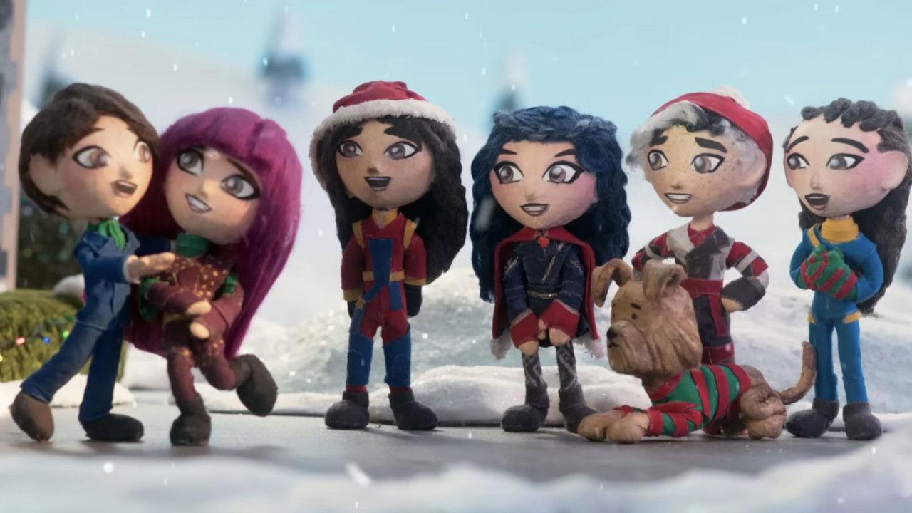 Descendants 2: A Rotten Holiday backdrop