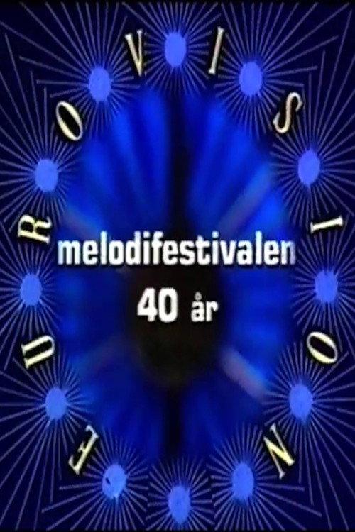 Melodifestivalen 40 år backdrop