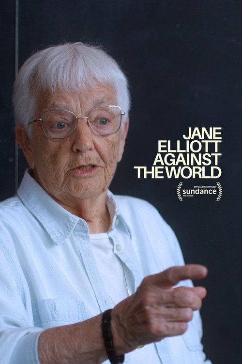 Jane Elliott Against the World backdrop