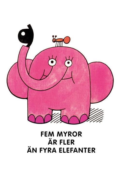Fem myror är fler än fyra elefanter backdrop