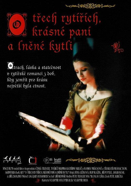 O třech rytířích, krásné paní a lněné kytli backdrop