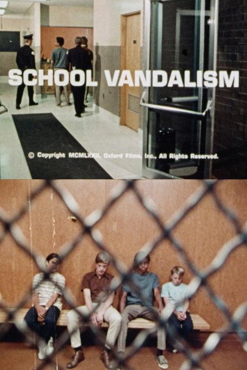 School Vandalism backdrop