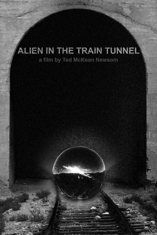 Alien in the Train Tunnel backdrop