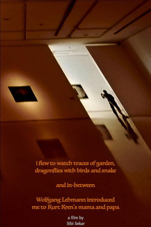 i flew to watch traces of garden, dragonflies with birds and snake and in-between Wolfgang Lehmann introduced me to Kurt Kren's mama and papa backdrop