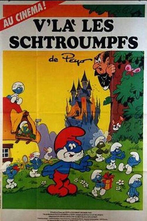 Here Are the Smurfs backdrop