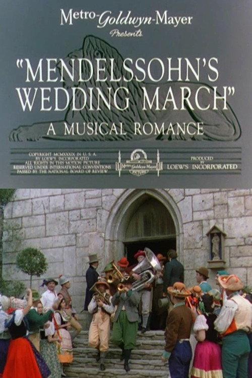 Mendelssohn's Wedding March backdrop