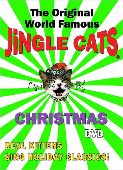 Jingle Cats Christmas backdrop