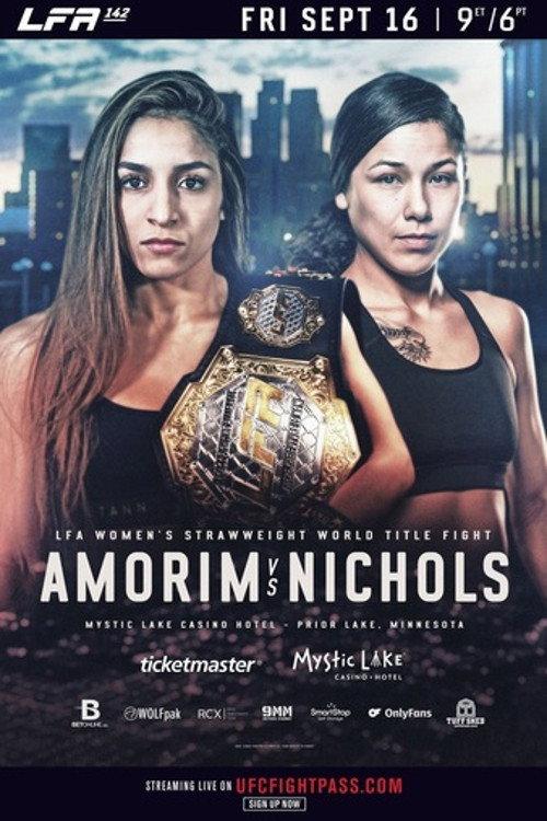 LFA 142: Amorim vs. Nichols backdrop