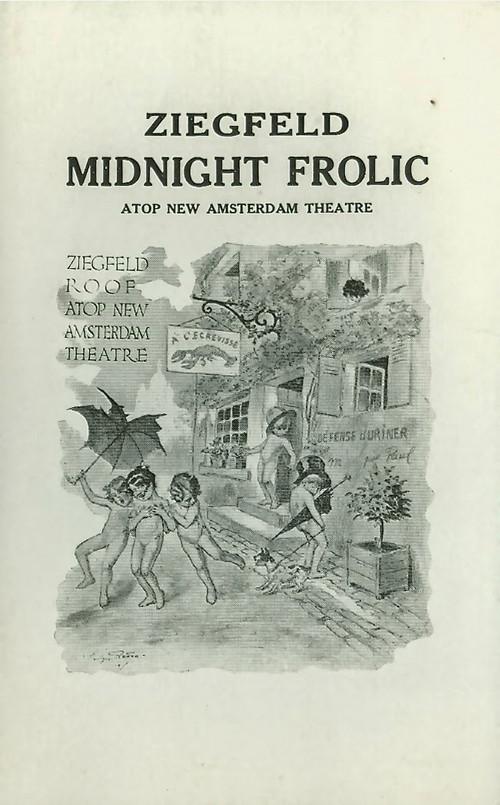 A Ziegfeld Midnight Frolic backdrop