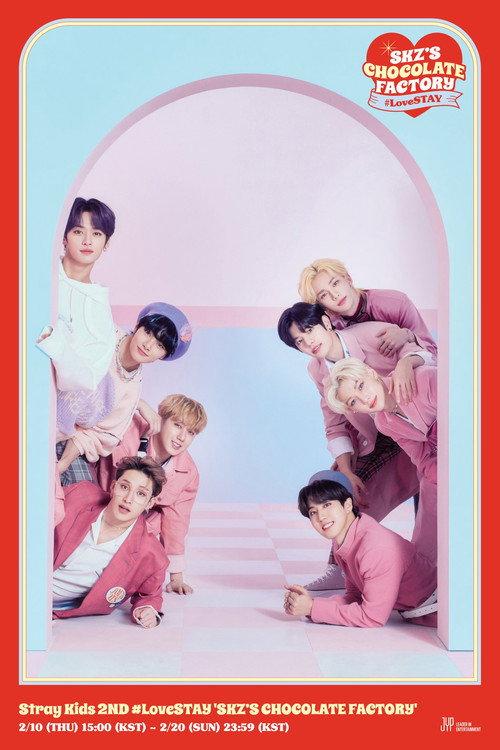 Stray Kids #LoveSTAY 'SKZ's CHOCOLATE FACTORY' backdrop