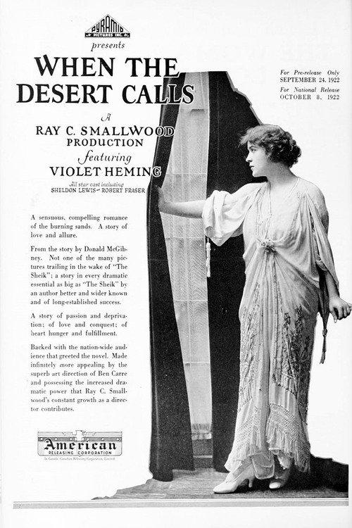 When the Desert Calls backdrop