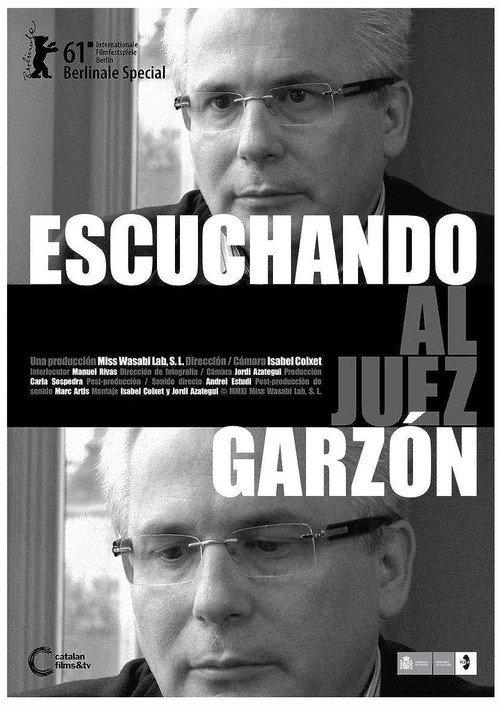 Listening to Judge Garzón backdrop