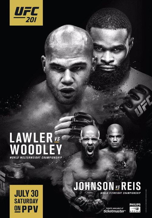 UFC 201: Lawler vs. Woodley backdrop