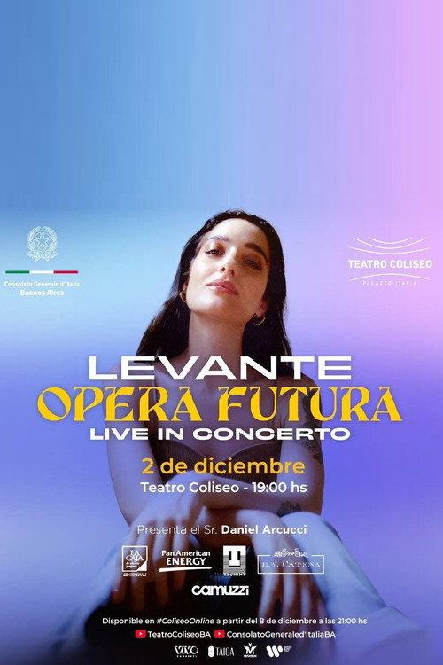 Levante: Opera Futura - Live In Concert backdrop