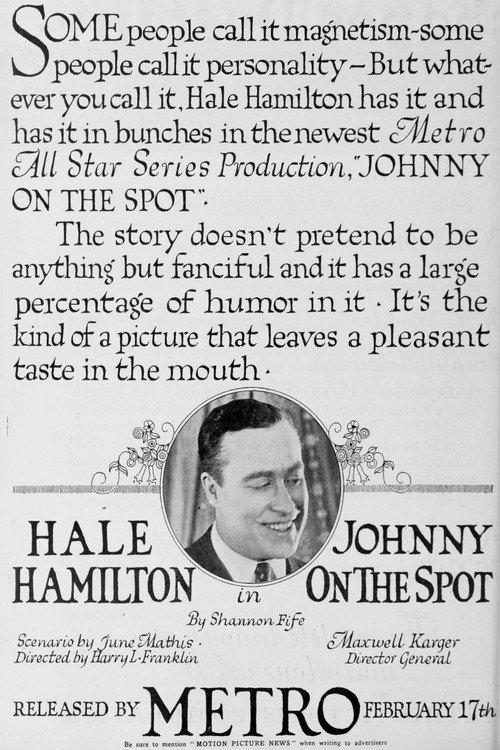 Johnny-on-the-Spot backdrop