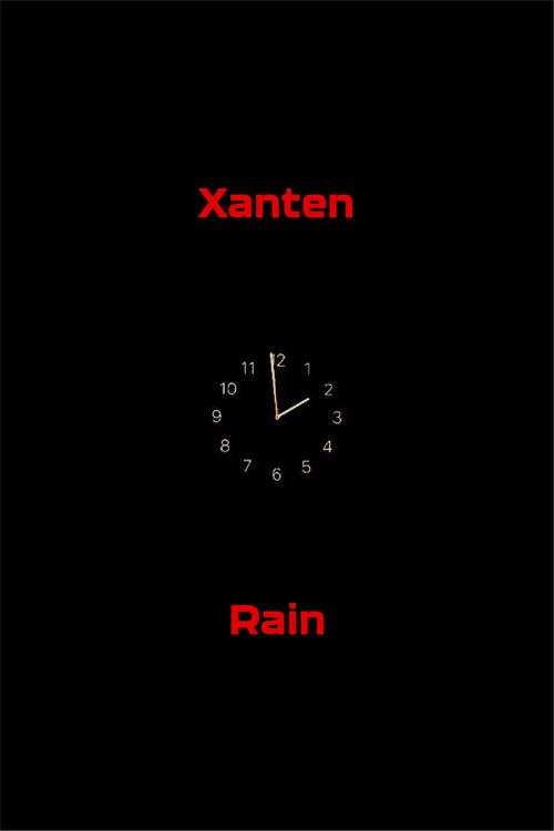 Xanten Rain backdrop