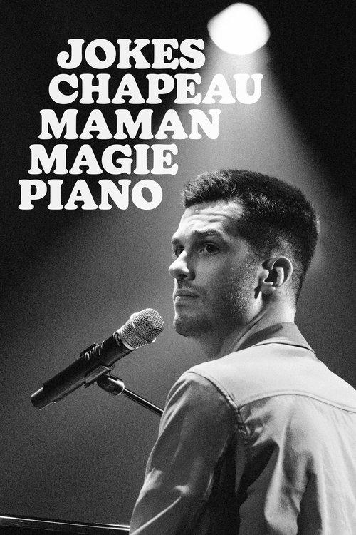 Pierre-Yves Roy-Desmarais: Jokes Chapeau Maman Magie Piano backdrop