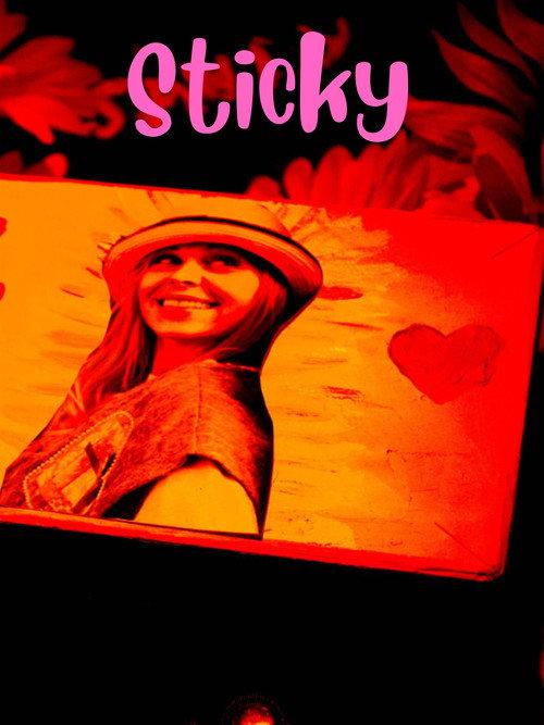 Sticky backdrop