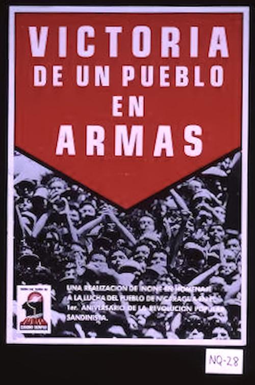 Victoria de un Pueblo en Armas backdrop