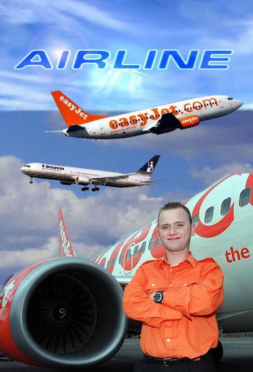 Airline backdrop