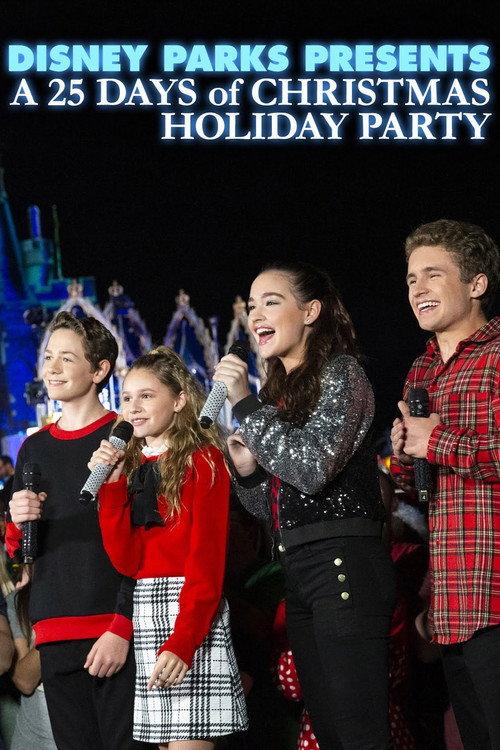 Disney Parks Presents 25 Days of Christmas Holiday Party backdrop