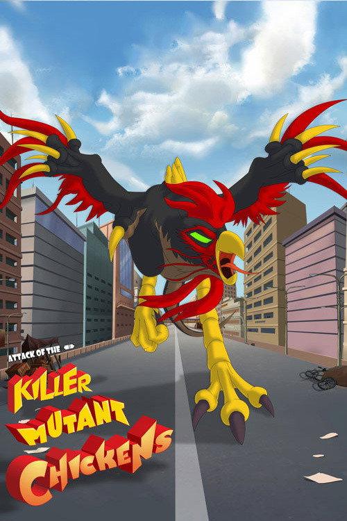 Attack of the Killer Mutant Chickens backdrop