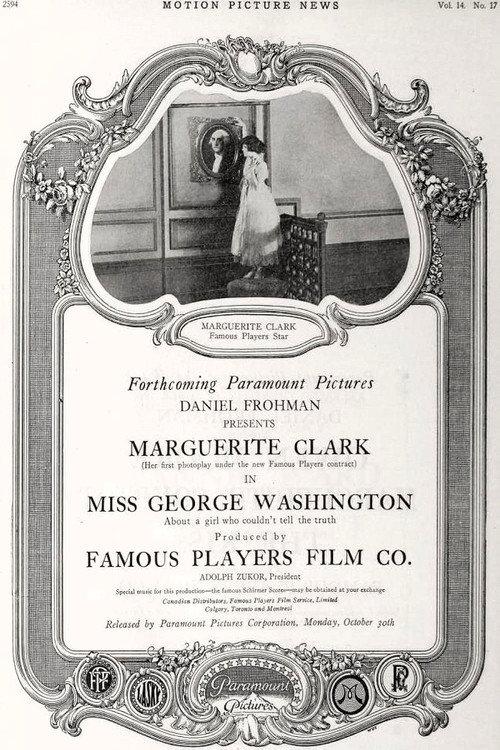 Miss George Washington backdrop